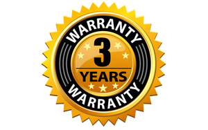 Extended warranty by 3 years