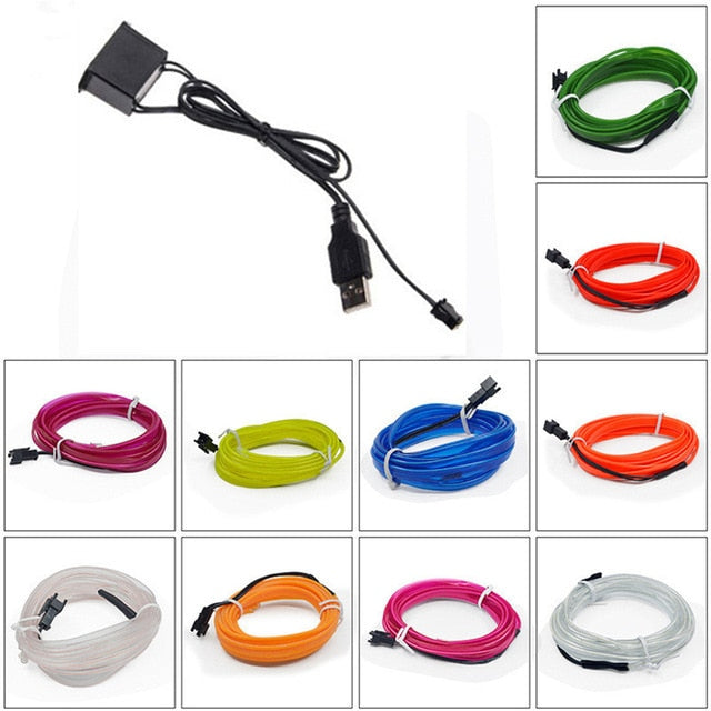 Wire car led strip